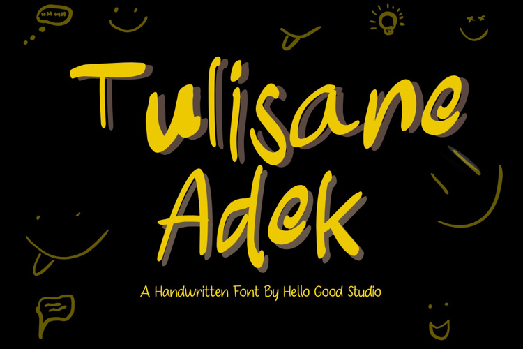 Preview of Tulisane adek Font