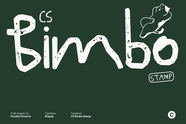 Preview of CS Bimbo Stamp Font
