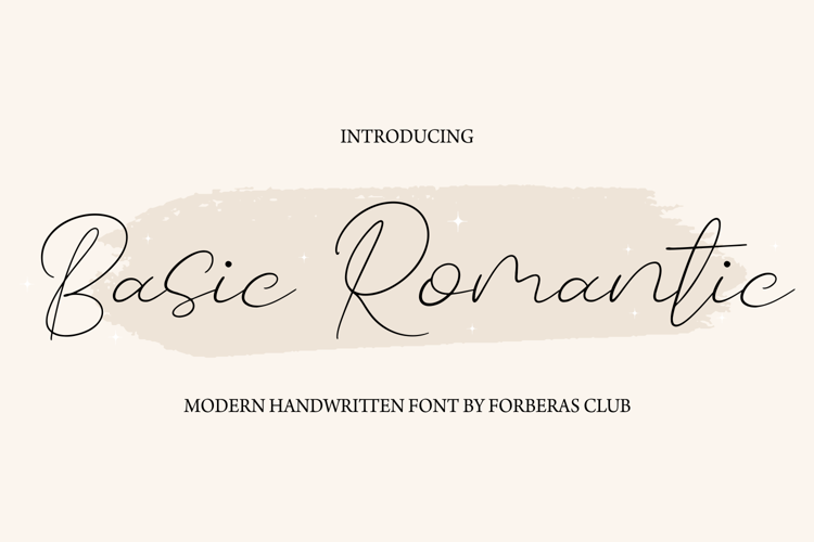 Basic Romantic Font