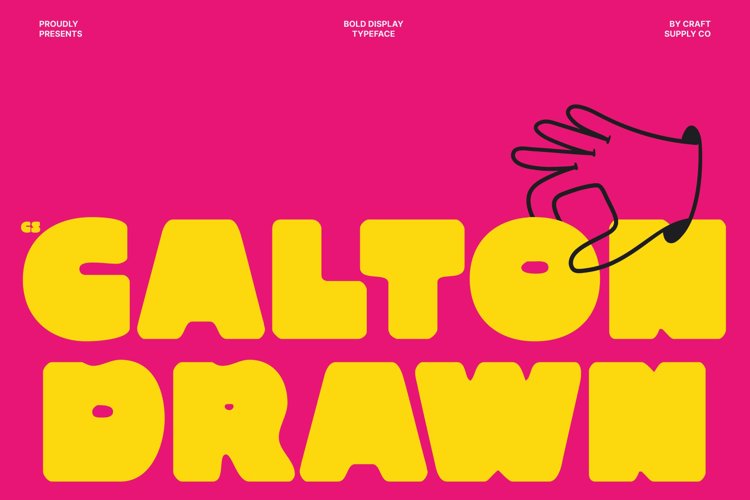 Preview of CS Calton Drawn Font
