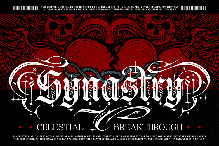 Preview of Gryphire Black Font