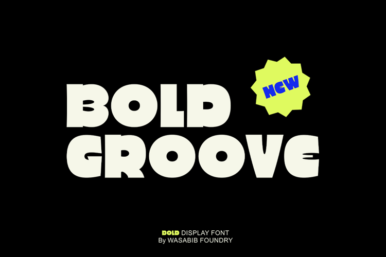 Bold Groove Font