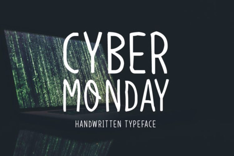 Cyber Monday Font