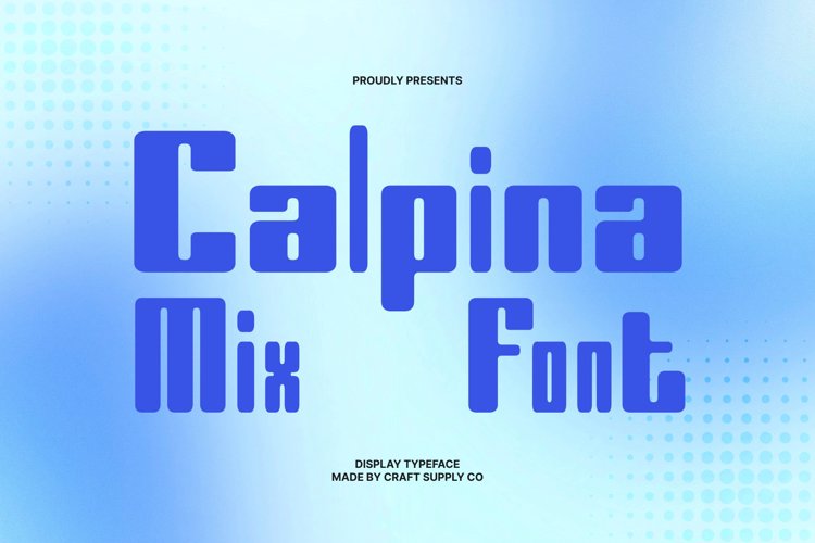 Preview of Calpina Mix Font
