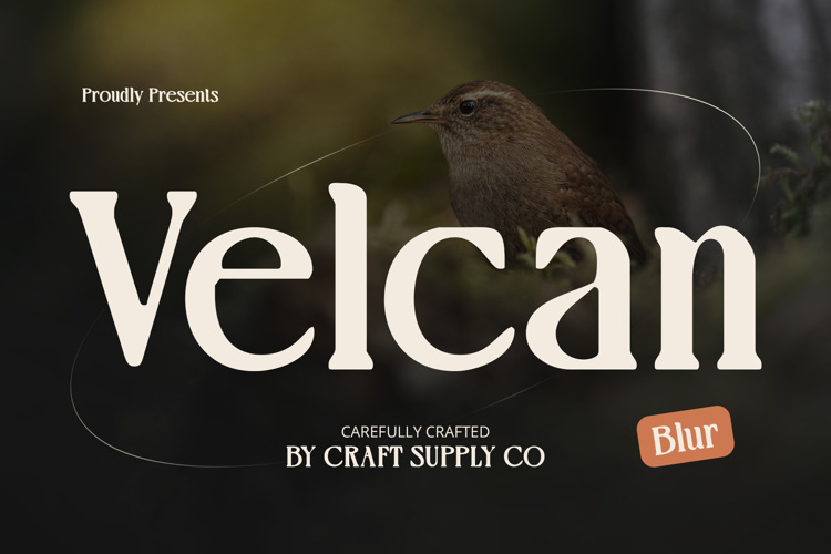 Velcan Blur Font