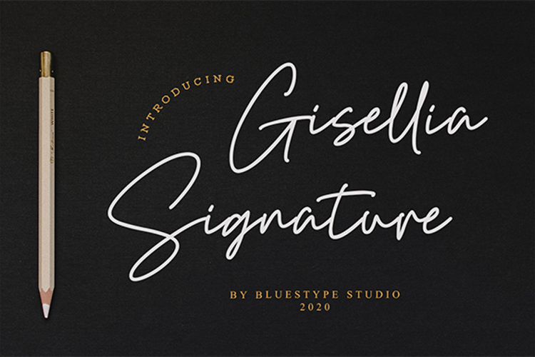 Gisellia Signature Font