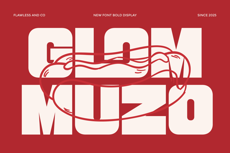 Preview of GLOMMUZO Font