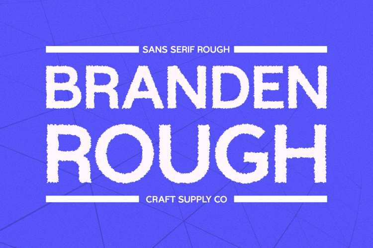 Branden Rough Font