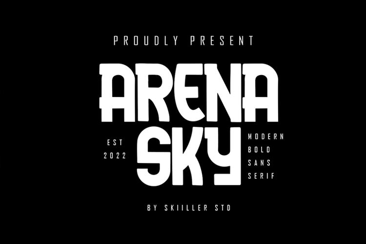 Arena Sky Font
