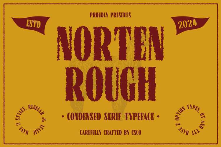 Norten Rough Font