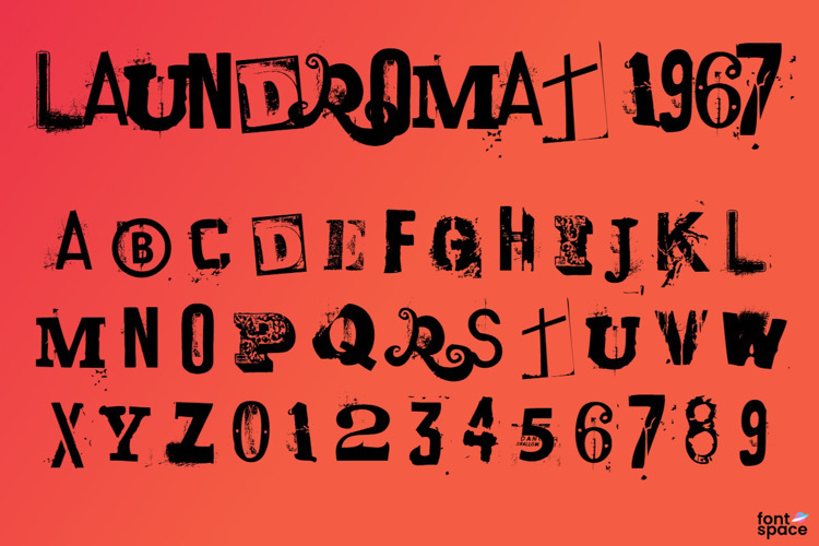 laundromat 1967 Font