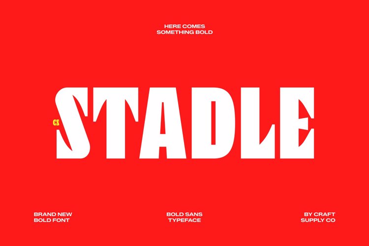 Preview of CS Stadle Font
