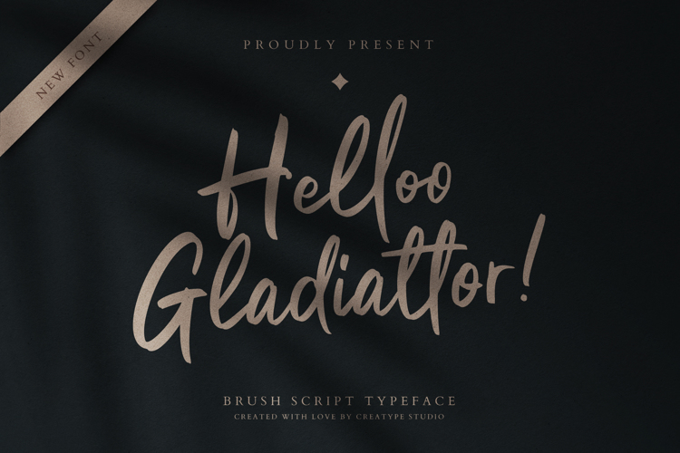 Helloo Gladiattor Regular Font