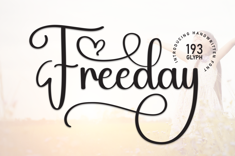 Preview of Freeday Font