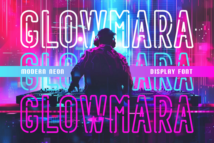 Preview of Glowmara Font