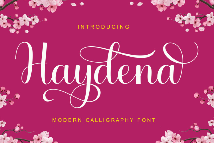 Haydena Script Font