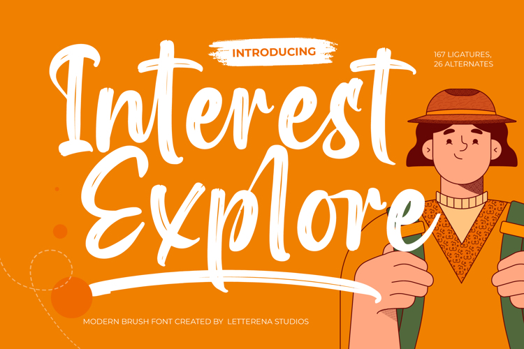 Interest Explore VERSION Font