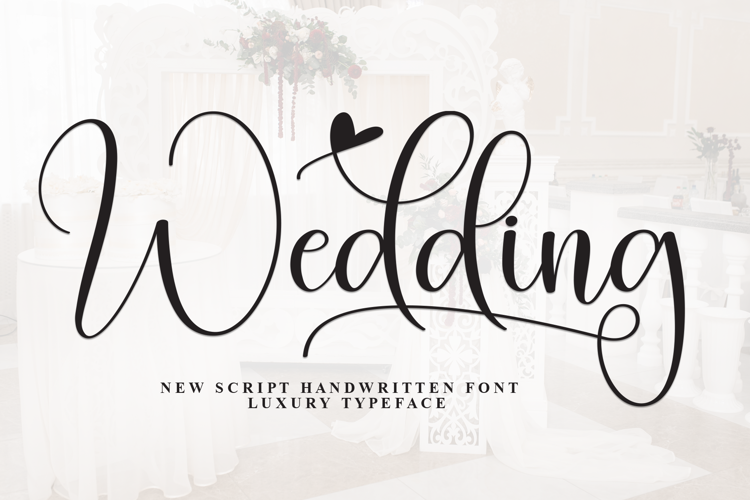 Preview of Wedding Font
