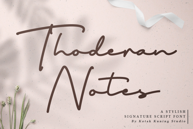 Thoderan Notes Font