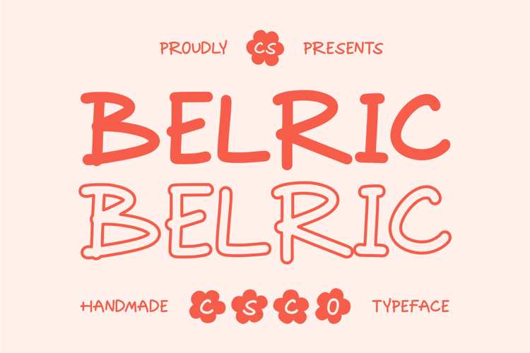 Preview of CS Belric Font