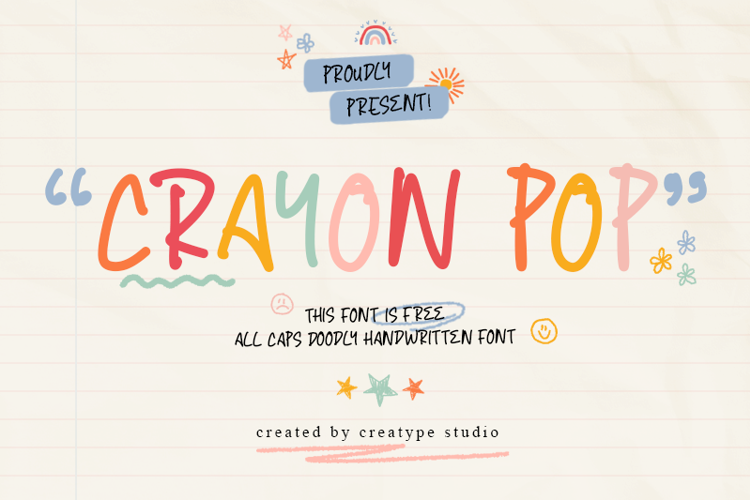 Crayon Pop Font