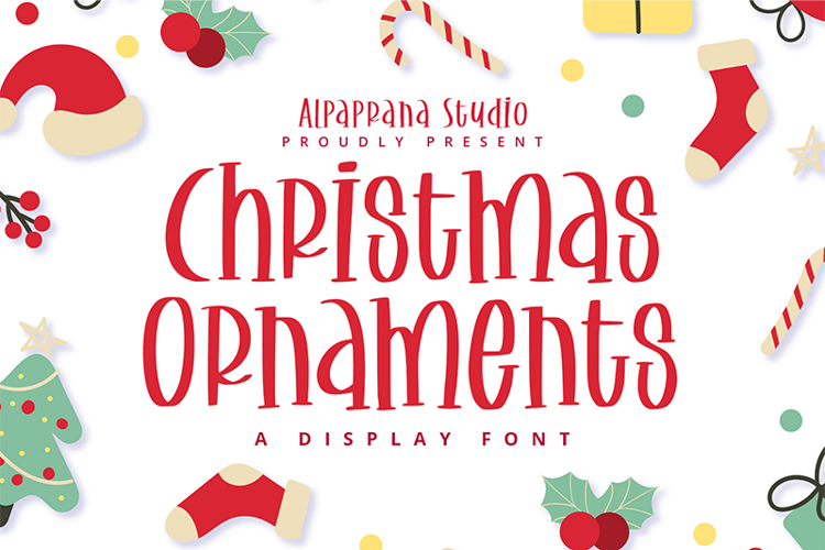 Christmas Ornaments Font