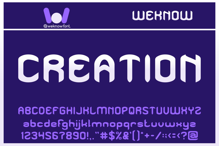 CREATION Font