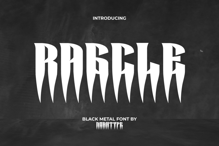Preview of Ragcle Font