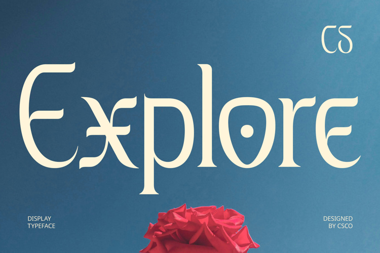 Preview of CS Explore Font