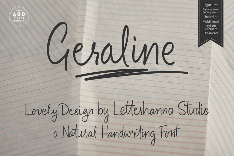 Preview of Geraline Font