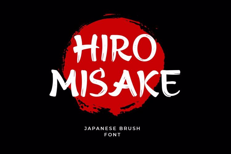 Preview of Hiro Misake Japanese Graffiti Font