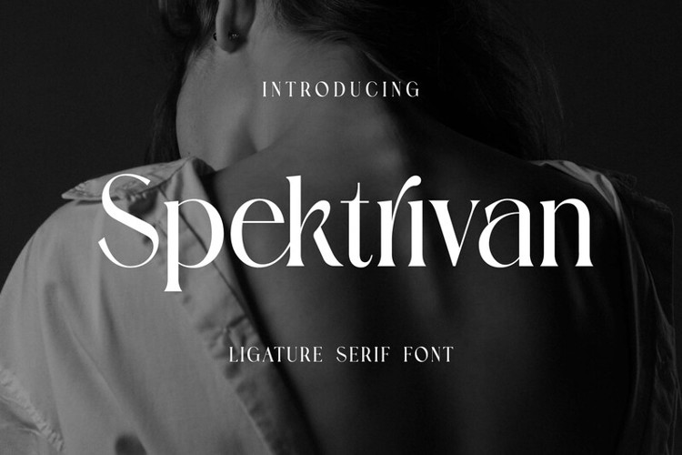 Preview of Spektrivan Font
