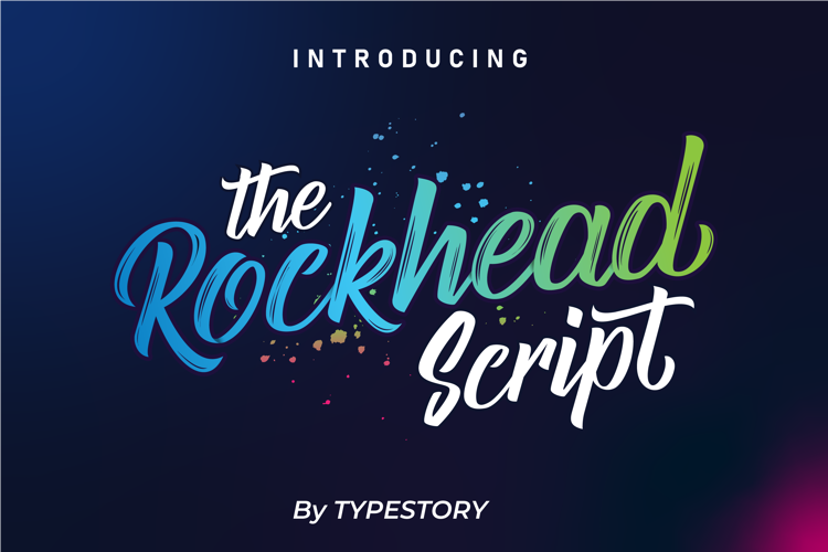 Rockhead Script Font