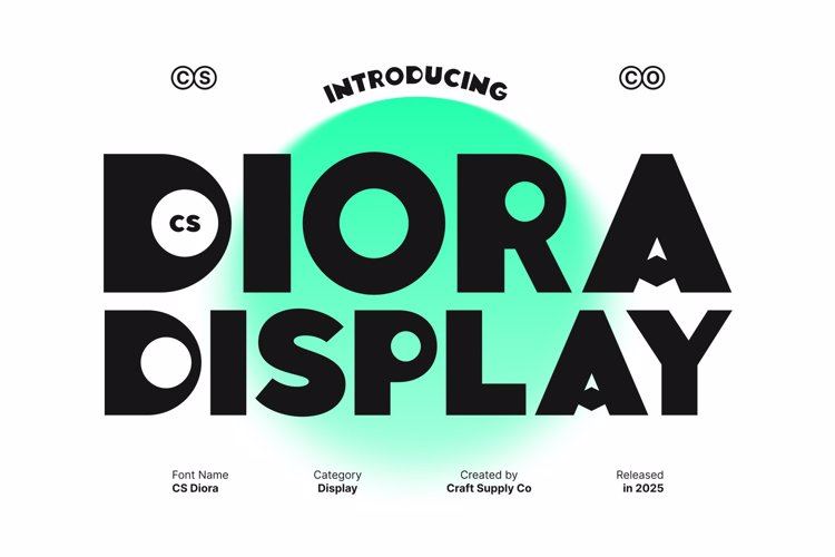 Preview of CS Diora Font