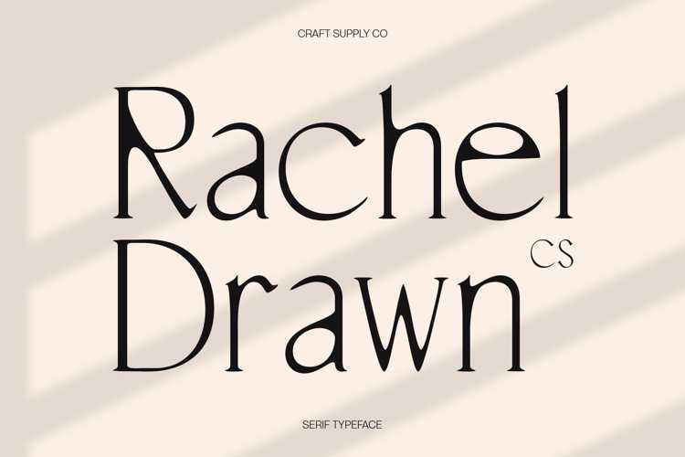 Preview of CS Rachel Drawn Font