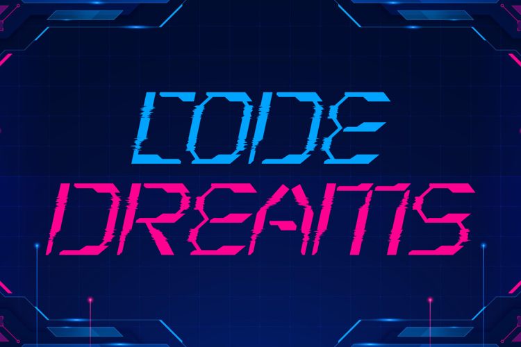 Preview of Pulse Display Font