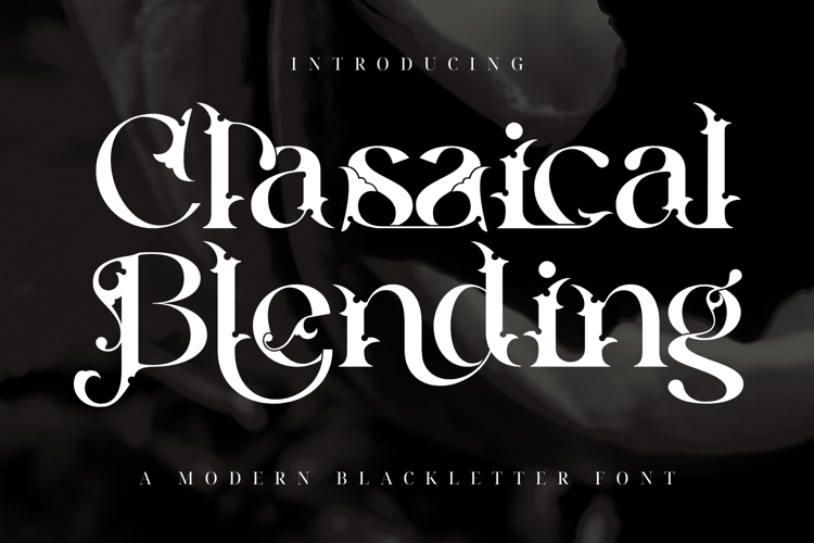 Preview of Classical Blending Font