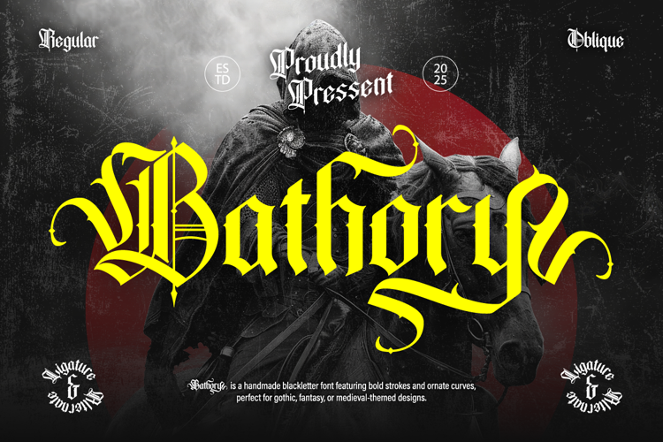Preview of Bathory Font