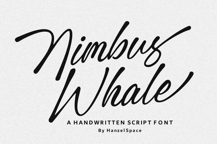Preview of Nimbus Whale Font