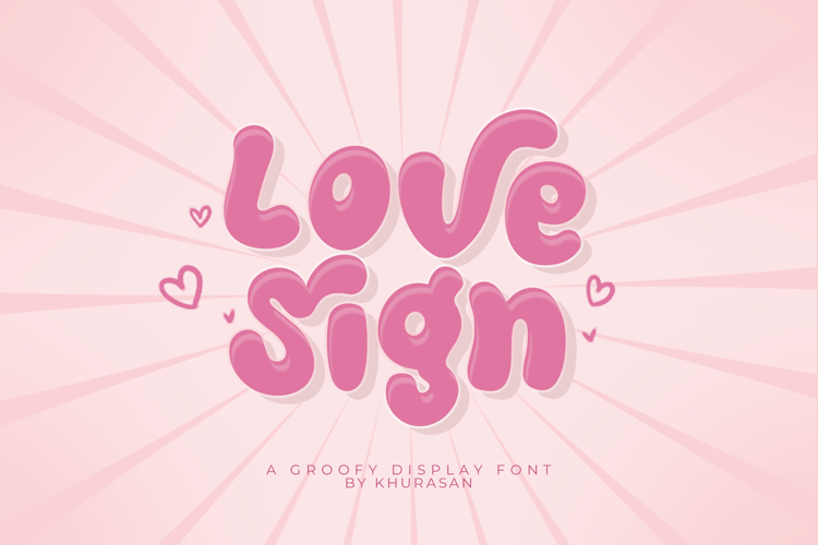 Love Sign Font