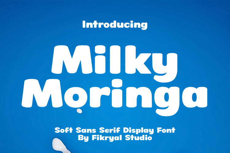 Preview of Milky Moringa Font