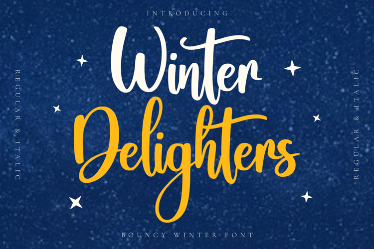 Winter Delighters Font