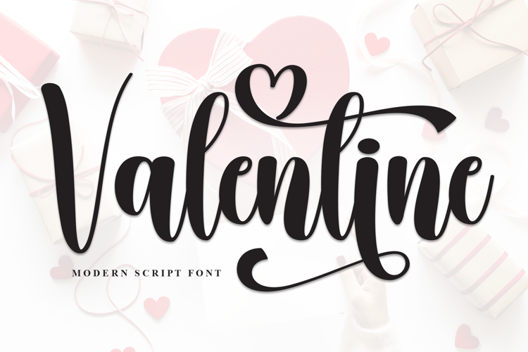 Preview of Valentine Font