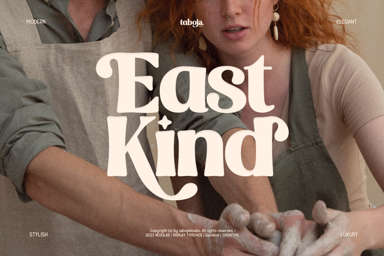 Preview of East Kind Basic Font