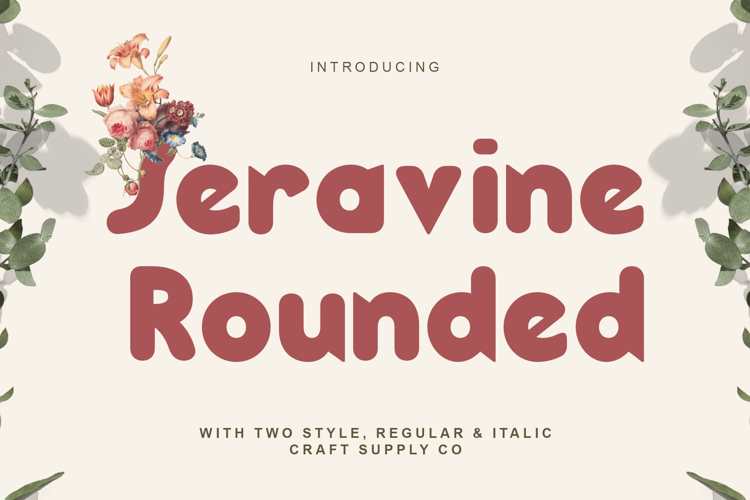 Seravine Rounded Font