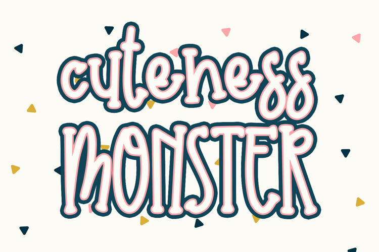 Cuteness Monster Font