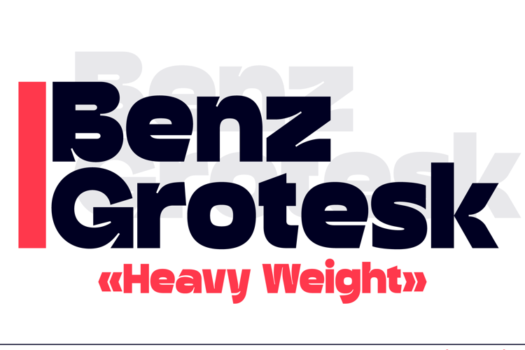 Benz Grotesk Heavy Font