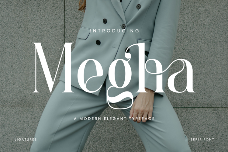 Preview of Megha Font