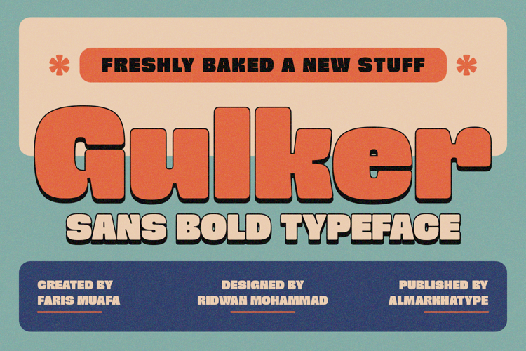 Preview of Gulker Font