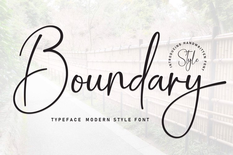 Boundary Font